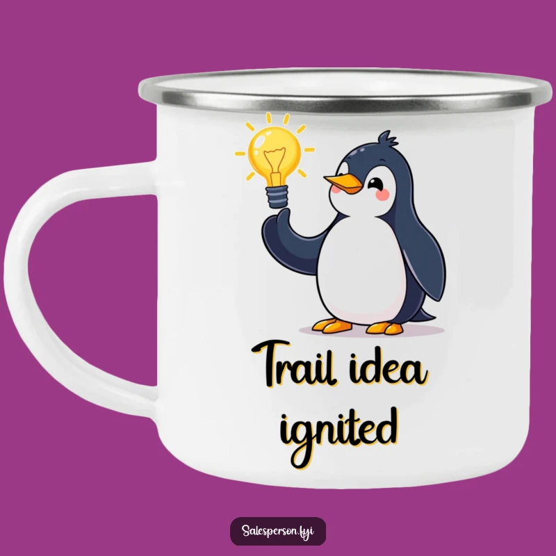 Funny Penguin Campfire Mug: Sip Your Drink and Share Your Ideas