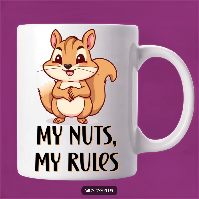 Funny Squirrel Handshake Mug: The Perfect Business Humor Gift for Deal Makers