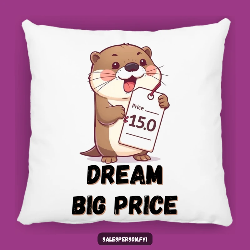 Funny Otter Pillow - Comfy and Hilarious Home Accent
