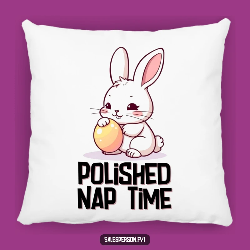Funny Bunny Polishing Pillow: Cozy Comfort & Dedicated Accent