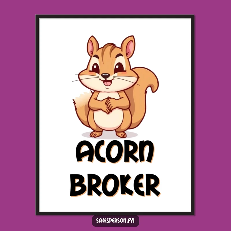 Funny Squirrel Handshake Digital Art: Inject Business Humor into Your Digital Space