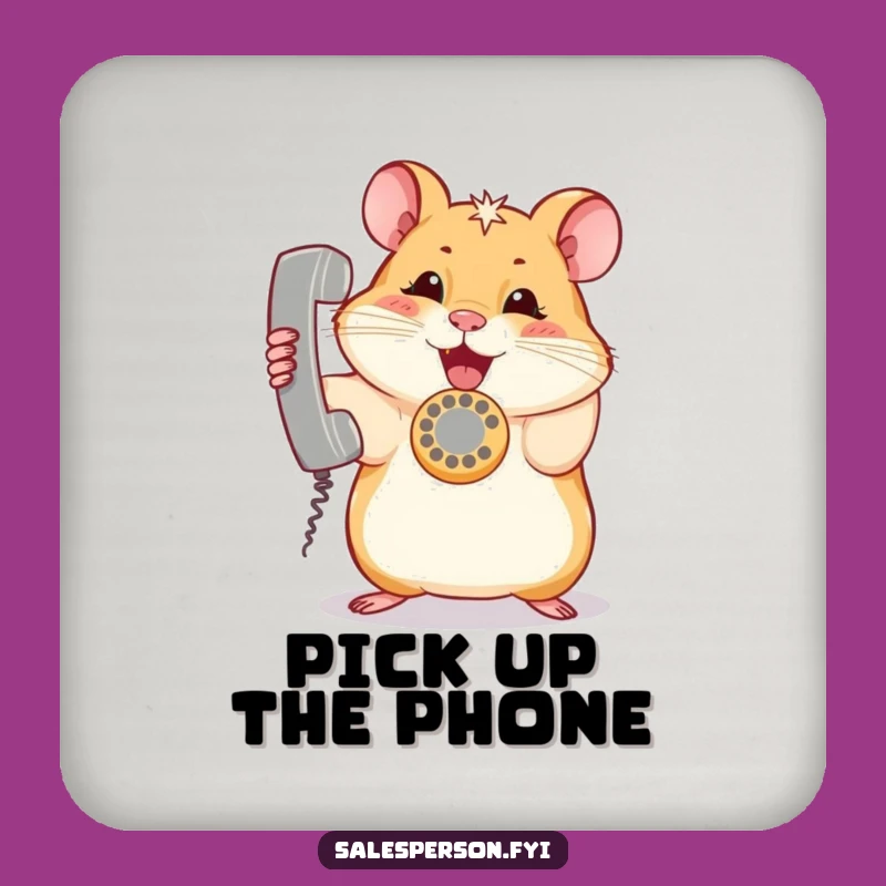 Funny Hamster Drink Coaster: Protect Your Surfaces with Hilarious Rodent Charm