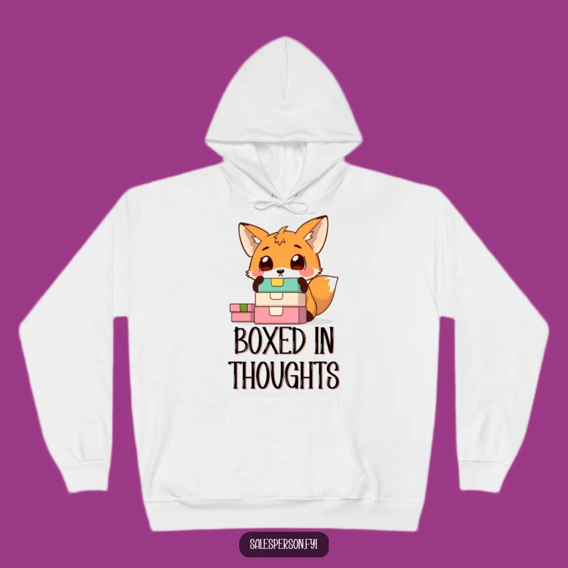 Cozy Funny Fox Surprise Hoodie: Unpack Some Comfort and Fun