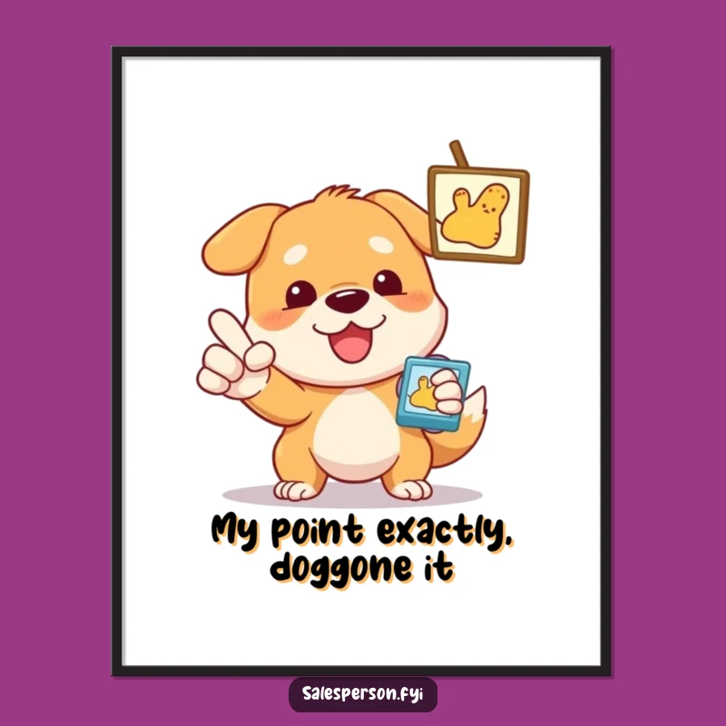 Free Printable Wall Art: Determined Dog's Choice Downloadable Art for Home