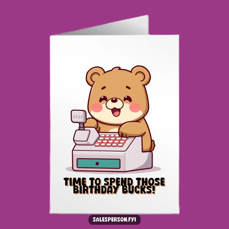 Free Printable Bear Birthday Card: Hilarious Downloadable DIY Greeting for Fun