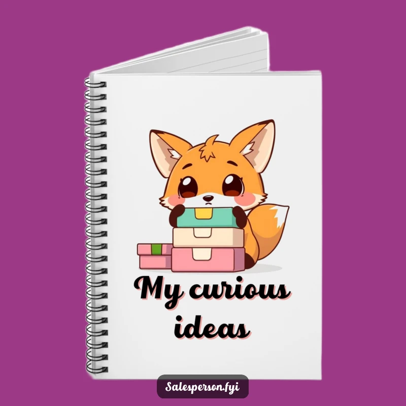 Funny Fox Surprise Notebook: Jot Down Your Curious Discoveries