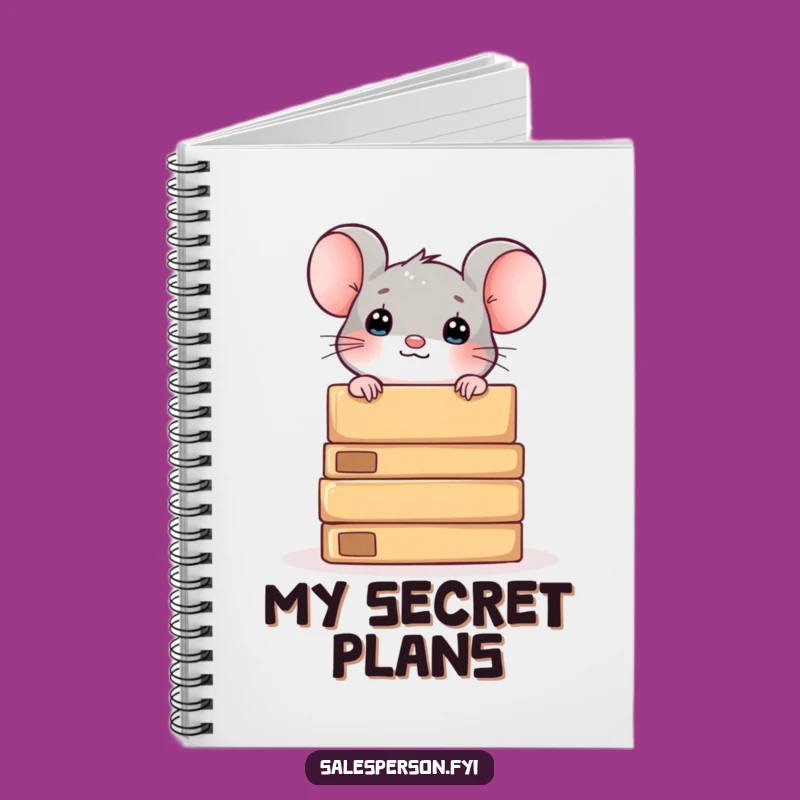 Funny Mouse and Boxes Notebook: Jot Down Your Curious Thoughts