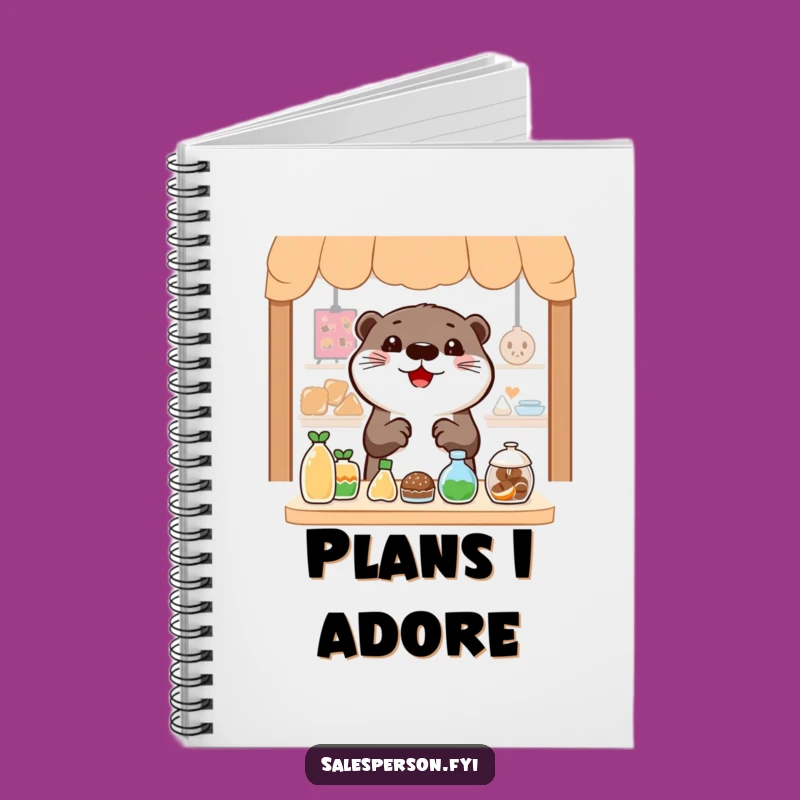 Funny Otter Journal - Cheerful Otter Deal Finder Notebook Gift