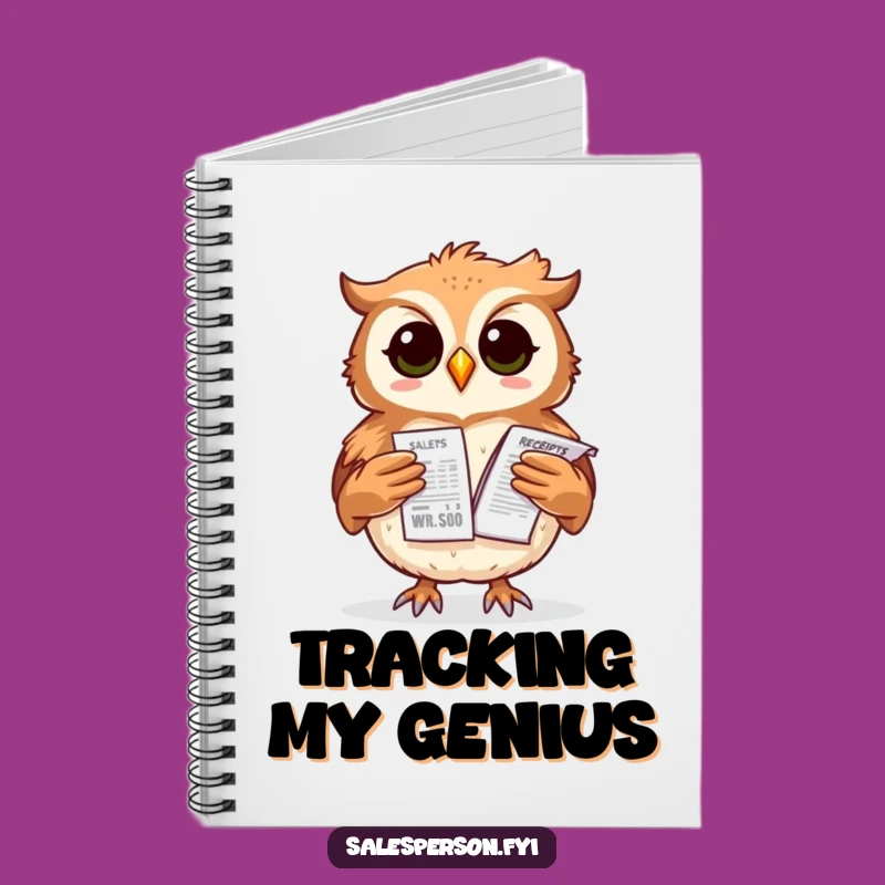 Funny Owl Expense Notebook: Track Your Spending with This Wise Companion