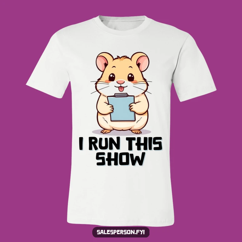 Funny Hamster Clipboard T-Shirt: Hilarious Organized Pet Tee, Perfect Funny Gift
