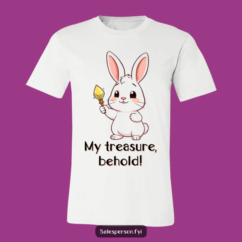 Funny Rabbit Shiny Object Tee - Curious Pride Shirt, Perfect Gift