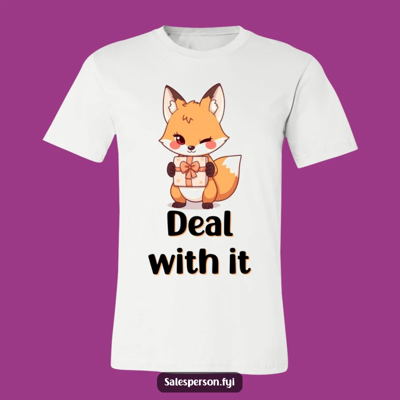 Funny Sly Fox Wink T-Shirt - Hilarious Present for Fox Enthusiasts